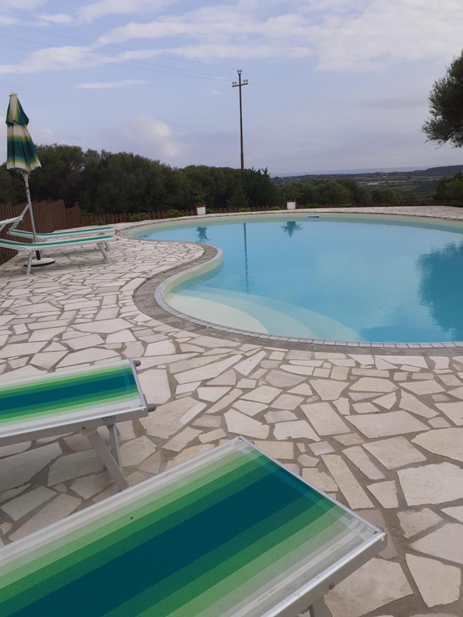 Agriturismo Gli Olivastri, Appartamento La Rosa Dei Venti Con Piscina E Solarium , Vista Mare ,Climatizzatore ,Wifi Aglientu Exterior photo